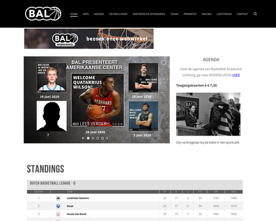 Basketbal Academie Limburg Logo
