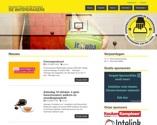 Basketbalvereniging de Waterdragers Logo