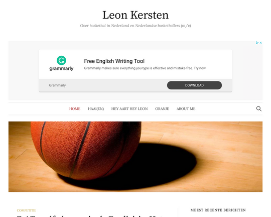 Leon Kersten Basketbal Logo